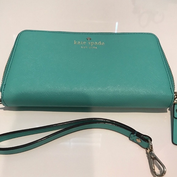 kate spade Handbags - Turquoise Kate Spade Wallet